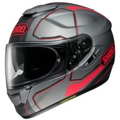 Integrierter Motorradhelm SHOEI GT-AIR Pendel Tc10 Grau Schwarz Rot