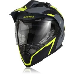 Integrierter Motorradhelm Turing Acerbis FS-606 Schwarz Matt Grau