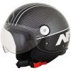 Jet Moto Helm AFX FX-33 Fast-Gloss Black Silver