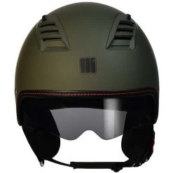 Jet Motocubo Buenos Aires Motorradhelm Areato Green Military Matt