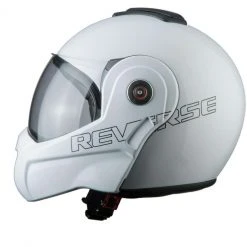 Klappmotorradhelm BHR 807 REVERSE Weiß