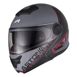 Modular Motorradhelm Astone RT800 Linetek Rot Grau