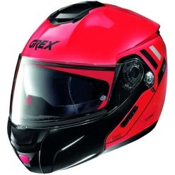 Modulare Motorradhelm-Zulassung P / J Grex G9.2 OFFSET N-Com 014 Corsa Red
