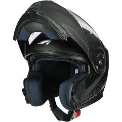 Modularer Motorradhelm Astone RT 1200 Evo Monochrom Matt Schwarz