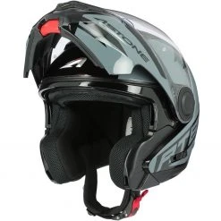 Modularer Motorradhelm Astone RT800 ALIAS Schwarz Dunkelgrau