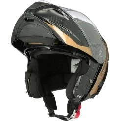 Modularer Motorradhelm Doppelte Homologation Astone RT1300 F ONE B Glänzendes Schwarzgold