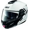 Modularer Motorradhelm Zulassung P / J Grex G9.2 OFFSET N-Com 012 Metall Weiß