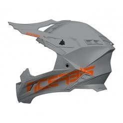 Moto Cross Enduro Helm Acerbis Fiber X-TRACK VTR Grau