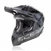 Moto Cross Enduro Helm Acerbis STEEL Carbon Schwarz Silber