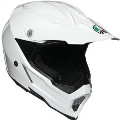 Moto Cross Enduro Helm Aus Agv AX-8 EVO Mono Weißfaser