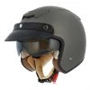 Moto Jet Helm Astone Sportdunkelgrau Matt