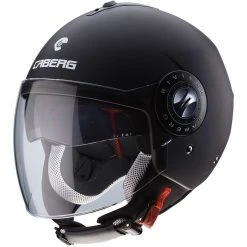 Moto Jet Helm Caberg Riviera V3 Doppel Visier Mat Schwarz