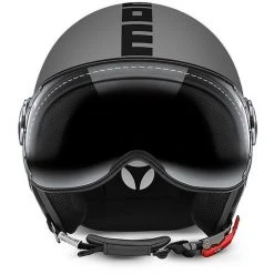 Moto Jet Helm Momo Design Fighter CLASSIC Grau Matt Schwarz -Motorradhelm Verkäufe 2024 moto jet helm momo design fighter classic grau matt schwarz 79424