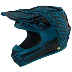 Motocross-Helm Cross Enduro Troy Lee Designs SE4 Polyacrylit FACTORY Ocean