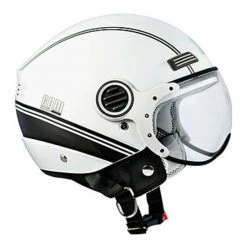 Motorrad Helm Jet CGM Modell 107L-DSA St.Moritz White Metal