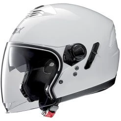 Motorrad Helm Jet Doppel Visier Grex G4.1e Kinetic 004 Glossy White