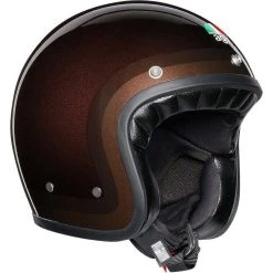 Motorrad-Sturzhelm AGV Jet Legend X70 Multi Trophy Schokolade