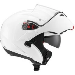 Motorrad-Sturzhelm Agv Modular Compact ST Doppel Genehmigung Mono Weiß