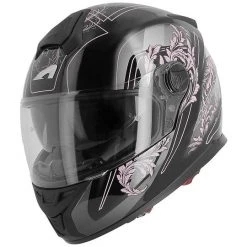 Motorrad-Sturzhelm Astone GT800 Integrale EVO Frühling Matt Black Rose