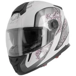 Motorrad-Sturzhelm Astone GT800 Integrale EVO Frühling Weiße Rose