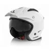 Motorrad-Sturzhelm Jet Acerbis Model Air Gloss White