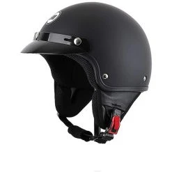Motorradhelm Demi-Jet Custom BHR 803 SIMPLY Matt Schwarz