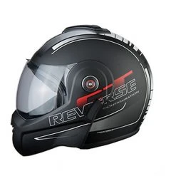 Motorradhelm Flip-Up BHR 807 REVERSE COOL Schwarz