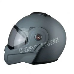 Motorradhelm Flip-Up BHR 807 REVERSE Matt Grau