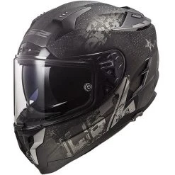 Motorradhelm HPFC LS2 FF327 CHALLENGER Flex Matt Schwarz