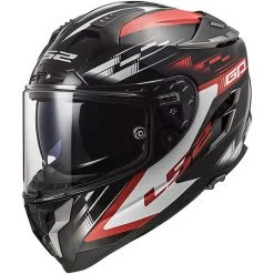 Motorradhelm HPFC LS2 FF327 CHALLENGER GP Schwarz Rot