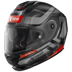 Motorradhelm Integral Carbon X-Lite X-903 Ultrakohlenstoff Airborne N-com 022 Rot