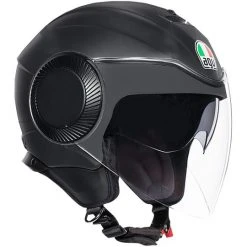 Motorradhelm Jet AGV ORBYT Mono Matt Schwarz