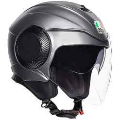 Motorradhelm Jet AGV ORBYT Mono Mattgrau