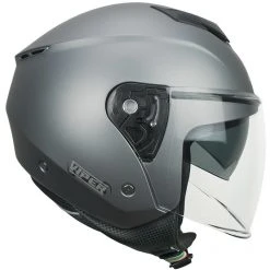 Motorradhelm Jet CGM 125a VIPER MONO Satin Anthrazit