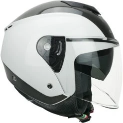 Motorradhelm Jet CGM 125g VIPER BICO Graphite Weiß