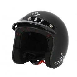 Motorradhelm Jet Custom Acerbis Skodela Mattschwarz