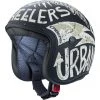 Motorradhelm Jet Custom Caberg FREERIDE NUKE Matt Schwarz Grau