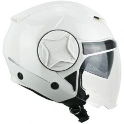Motorradhelm Jet Doppelvisier CGM 129A ILLINOIS Mono Weiß