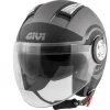 Motorradhelm Jet Givi 11.1 AIR JET-R RUND Titan Schwarz