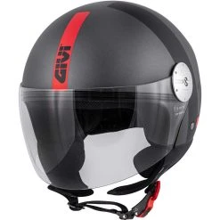 Motorradhelm Jet Givi Modell 10.7 Mini-J Concept Anthrazitrot