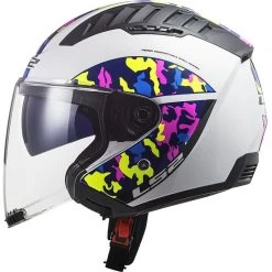 Motorradhelm Jet Ls2 OF600 COPTER Crispy White Yellow Fluo -Motorradhelm Verkäufe 2024 motorradhelm jet ls2 of600 copter crispy white yellow fluo 135605