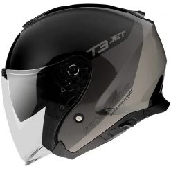 MT Helmets Motorradhelm Jet MT Helme Thunder3 SV Jet Xpert C2 Glänzend Grau