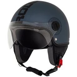 Motorradhelm Jet Rodeo Drive RD112 Anthrazit Mattschwarz