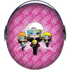 Motorradhelm Kind Mini-Jet Grex G1.1 ARTWORK 045 Lady Biker