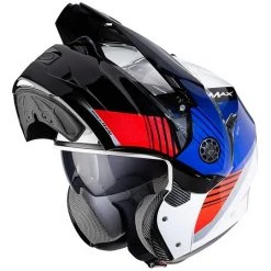 Motorradhelm Mdulare Homologation P / J Caberg TOURMAX TITAN Blau Weiß Rot