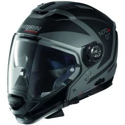Nolan N70.2 Crossover Motorradhelm GT GLEARING N-Com 046 Lava Grey Opaco