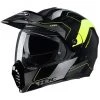 Touring Modularer Motorradhelm HJC C80 ROX MC4H Schwarz Gelb Fluo
