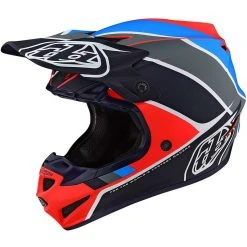 Troy Lee Designs SE4 Polyacrylit BETA Cross Enduro Motorradhelm Orange Navy