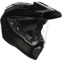 Vollcarbon Motorrad Helm Touring AGv AX9 Mono GLOSSY CARBON Hochglanz