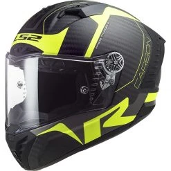 Vollcarbon Motorradhelm Ls2 FF805 THUNDER C Racing1 Matt Fluo Gelb